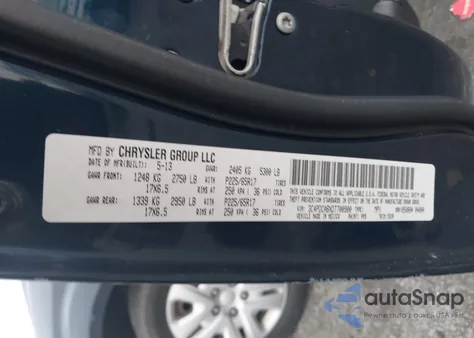 2013 Dodge Journey American Value Pkg from USA, damaged, VIN 3C4PDCABXDT700900